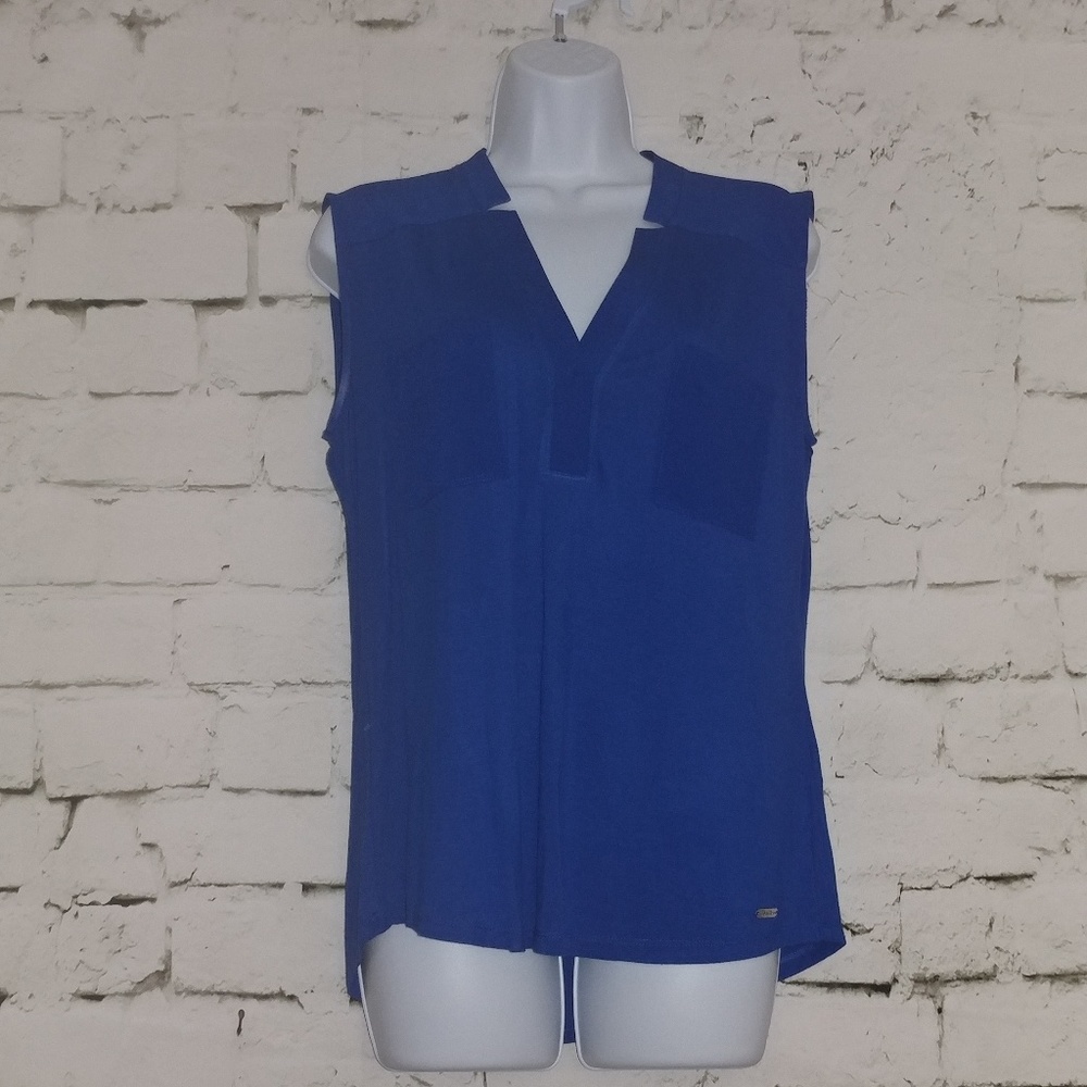 Blue Calvin Klein Sleevless Top NWT Small